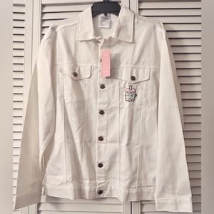 Pusheen Box Spring 2023 Exclusive - White Denim Bubble Tea Jacket - Size S